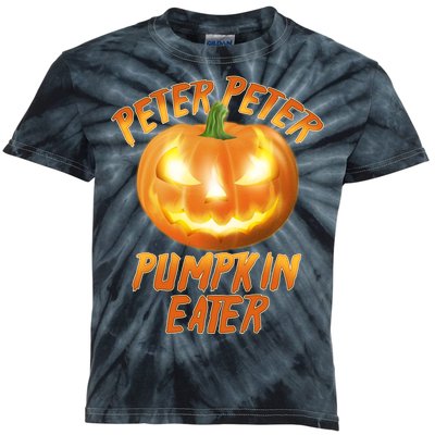 Peter Peter Pumpkin Eater Jack-o-lantern Kids Tie-Dye T-Shirt