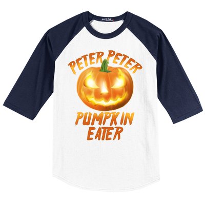 Peter Peter Pumpkin Eater Jack-o-lantern Baseball Sleeve Shirt