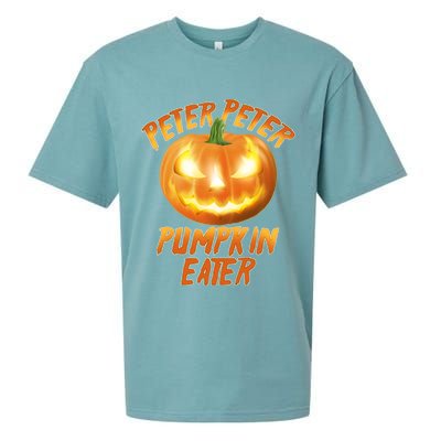 Peter Peter Pumpkin Eater Jack-o-lantern Sueded Cloud Jersey T-Shirt