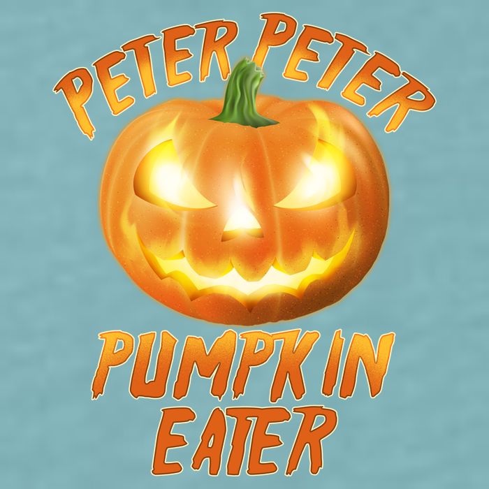 Peter Peter Pumpkin Eater Jack-o-lantern Sueded Cloud Jersey T-Shirt