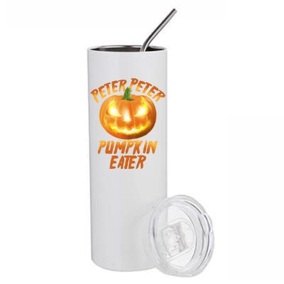 Peter Peter Pumpkin Eater Jack-o-lantern Stainless Steel Tumbler