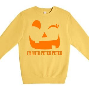 Peter Peter Pumpkin Eater Wife Couples Costume  Premium Crewneck Sweatshirt