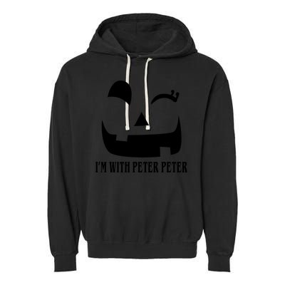 Peter Peter Pumpkin Eater Wife Couples Costume  Garment-Dyed Fleece Hoodie