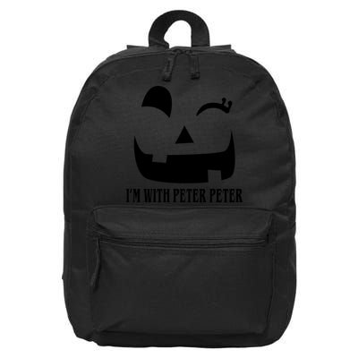 Peter Peter Pumpkin Eater Wife Couples Costume  16 in Basic Backpack
