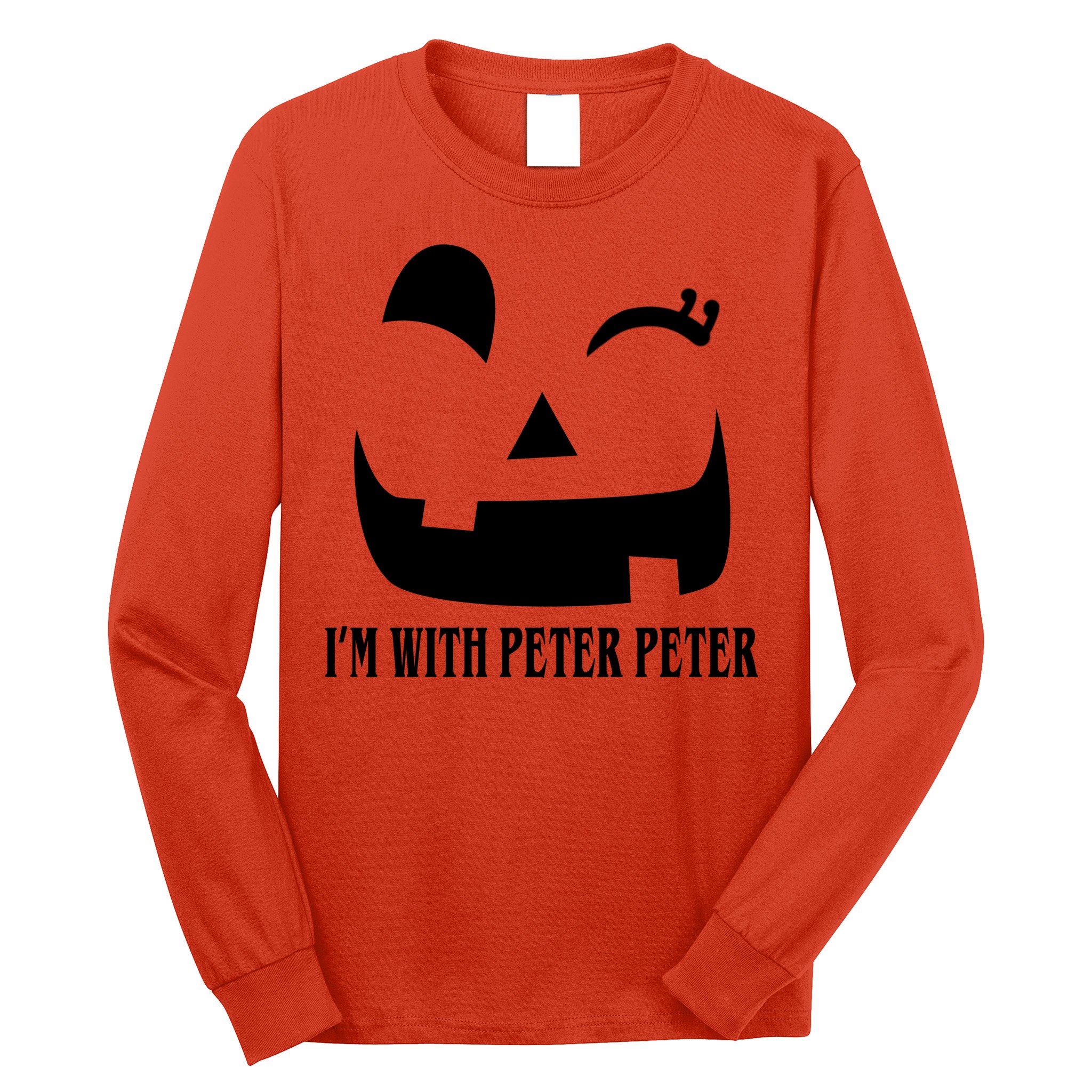 Peter Peter Pumpkin Eater Wife Couples Costume  Long Sleeve Shirt
