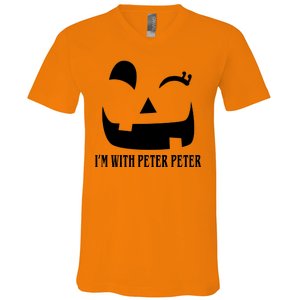 Peter Peter Pumpkin Eater Wife Couples Costume  V-Neck T-Shirt