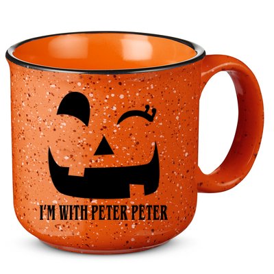Peter Peter Pumpkin Eater Wife Couples Costume  15oz Campfire Ceramic Mug