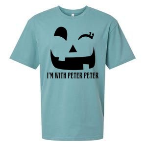 Peter Peter Pumpkin Eater Wife Couples Costume  Sueded Cloud Jersey T-Shirt