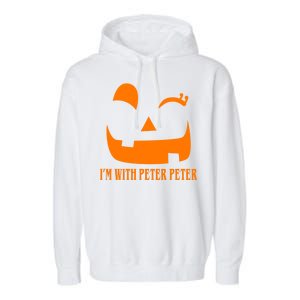 Peter Peter Pumpkin Eater Wife Couples Costume  Garment-Dyed Fleece Hoodie