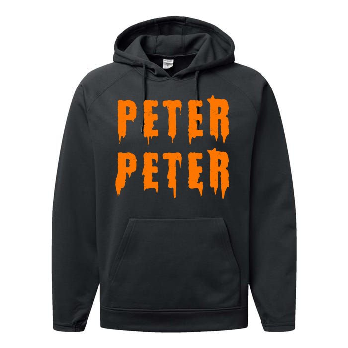 Peter Peter Spooky Halloween Funny Performance Fleece Hoodie