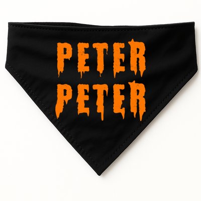 Peter Peter Spooky Halloween Funny USA-Made Doggie Bandana