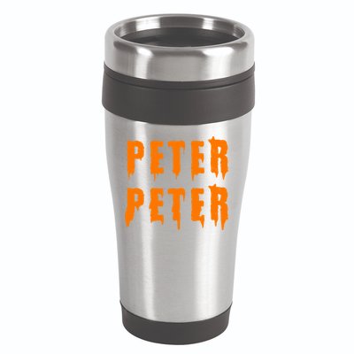 Peter Peter Spooky Halloween Funny 16oz Travel Tumbler