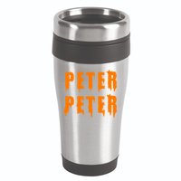 Peter Peter Spooky Halloween Funny 16oz Travel Tumbler