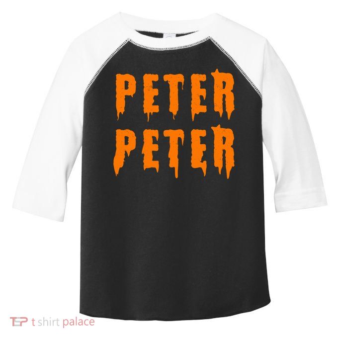 Peter Peter Spooky Halloween Funny Toddler Fine Jersey T-Shirt