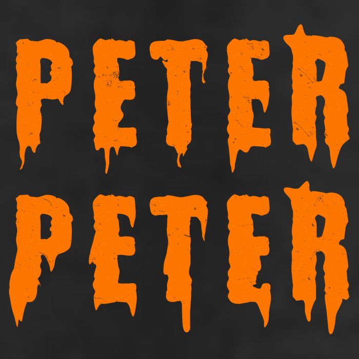 Peter Peter Spooky Halloween Funny Golf Towel