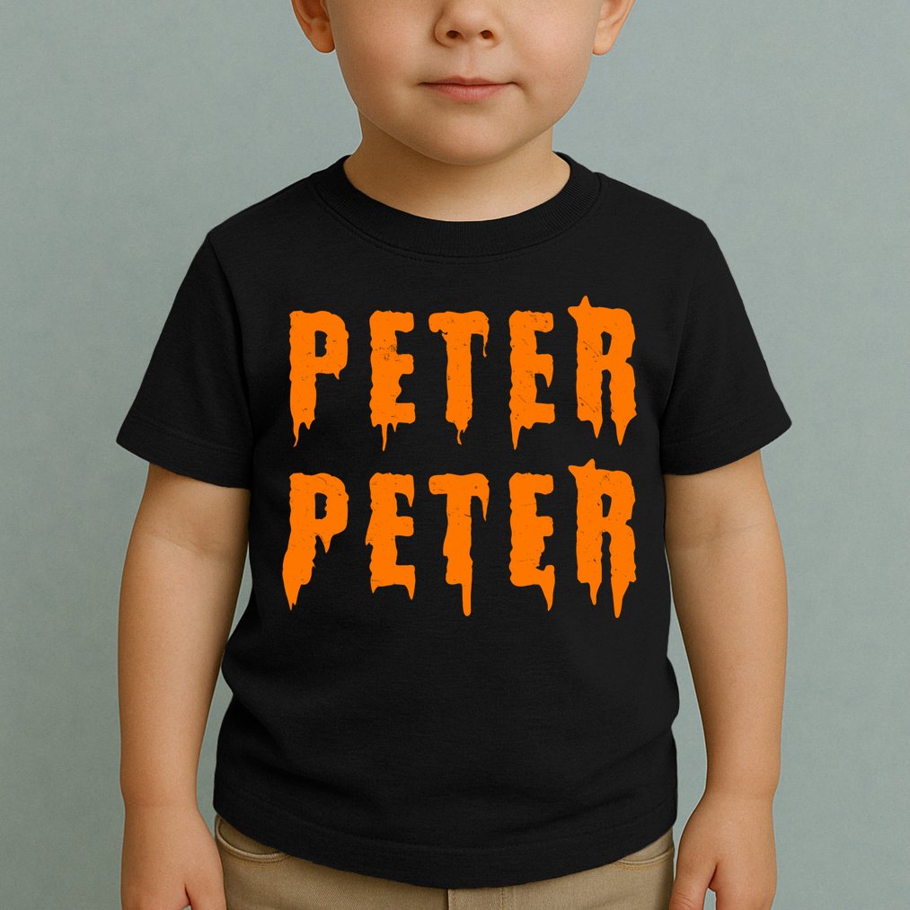 Peter Peter Spooky Halloween Funny Toddler T-Shirt