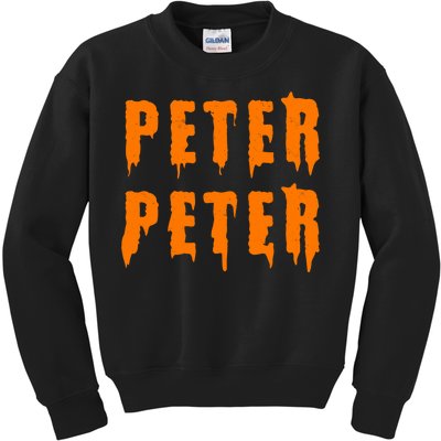 Peter Peter Spooky Halloween Funny Kids Sweatshirt