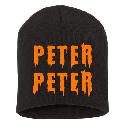 Peter Peter Spooky Halloween Funny Short Acrylic Beanie