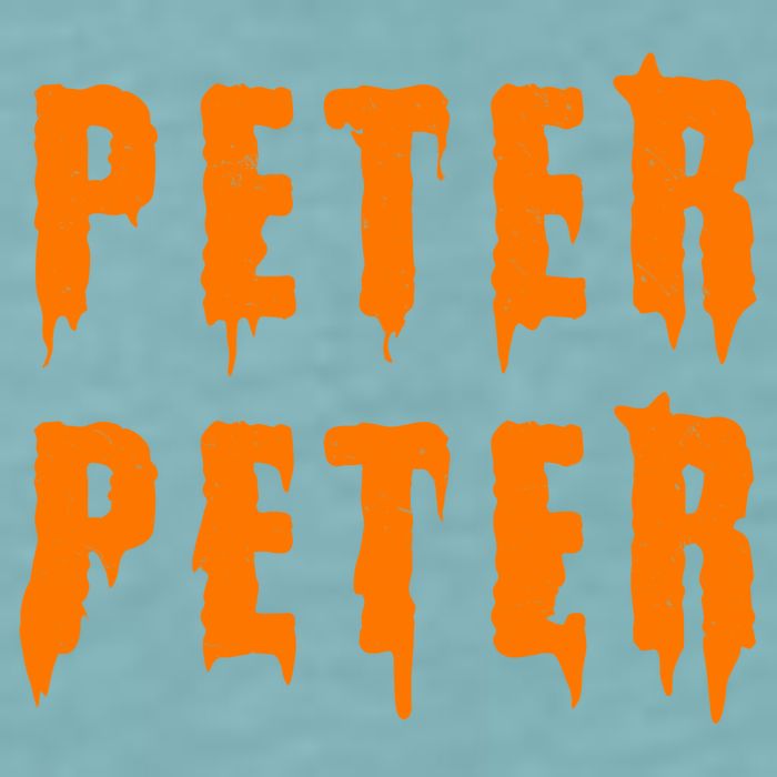 Peter Peter Spooky Halloween Funny Sueded Cloud Jersey T-Shirt