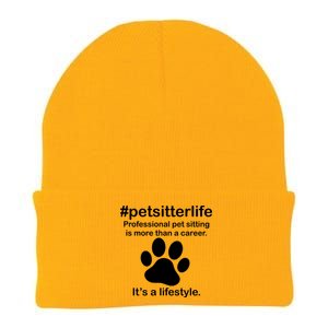 #petsitterlife Professional Pet Sitting Lifestyle Knit Cap Winter Beanie