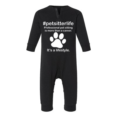 #petsitterlife Professional Pet Sitting Lifestyle Infant Fleece One Piece