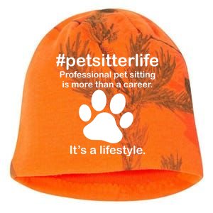 #petsitterlife Professional Pet Sitting Lifestyle Kati - Camo Knit Beanie