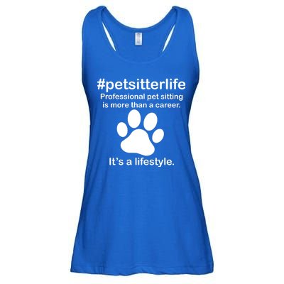 #petsitterlife Professional Pet Sitting Lifestyle Ladies Essential Flowy Tank