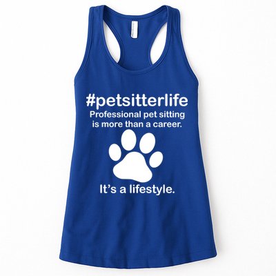 #petsitterlife Professional Pet Sitting Lifestyle Womens Tank Top