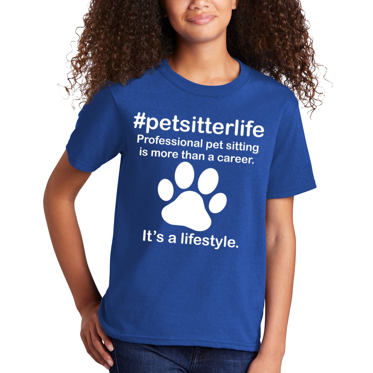 #petsitterlife Professional Pet Sitting Lifestyle Kids T-Shirt