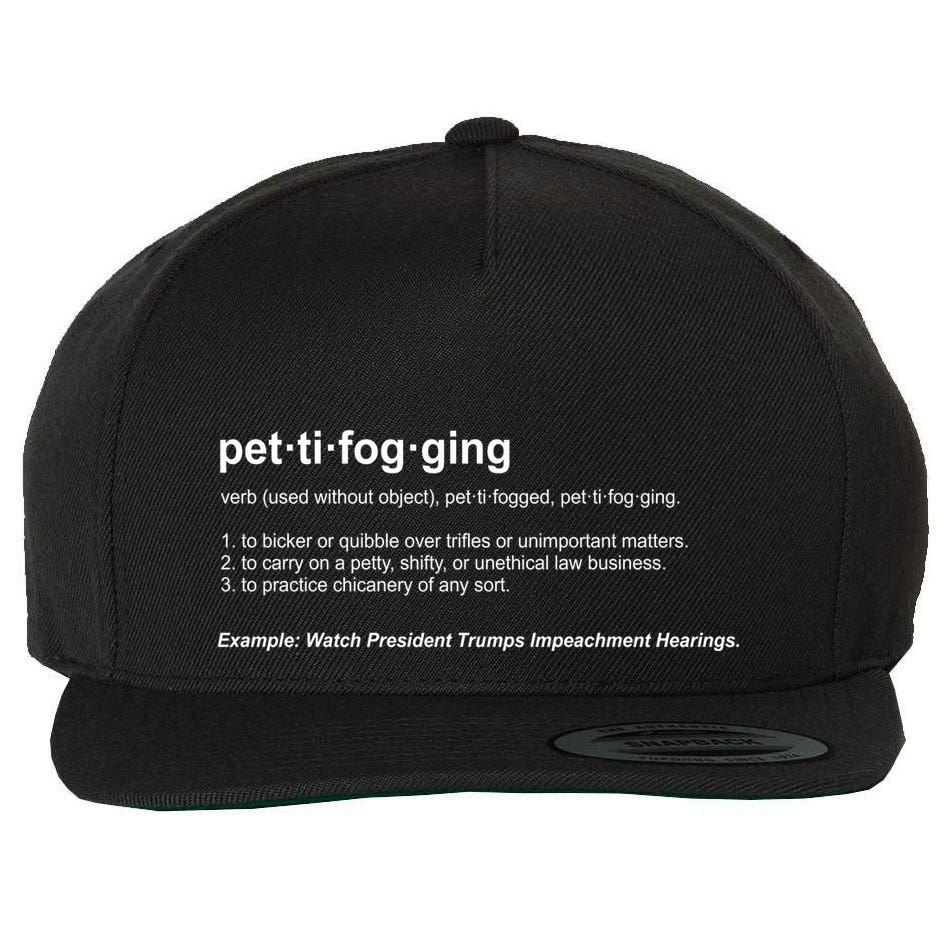 Pettifogging Impeachment Hearings  Wool Snapback Cap