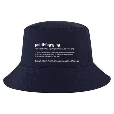 Pettifogging Impeachment Hearings  Cool Comfort Performance Bucket Hat