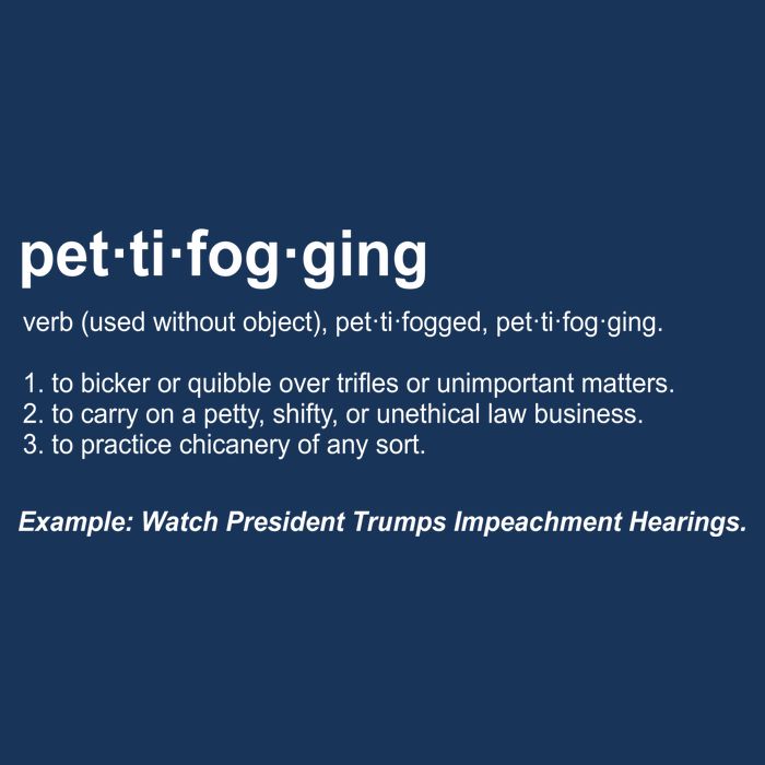 Pettifogging Impeachment Hearings  Cool Comfort Performance Bucket Hat