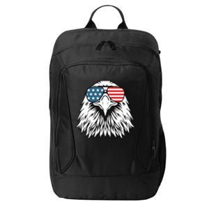 Patriotic Eagle USA Flag 4th Of July City Backpack