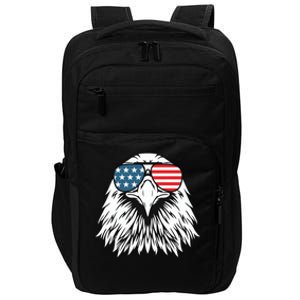 Patriotic Eagle USA Flag 4th Of July Impact Tech Backpack