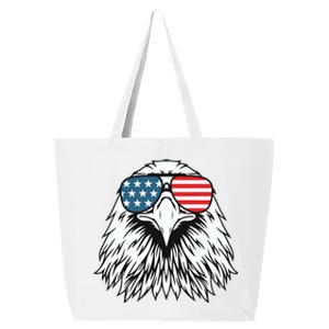 Patriotic Eagle USA Flag 4th Of July 25L Jumbo Tote