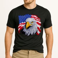 Patriotic Eagle USA American Flag Cooling Performance Crew T-Shirt