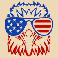 Patriotic Eagle USA American Flag Drawstring Bag