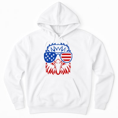 Patriotic Eagle USA American Flag Hoodie