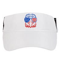 Patriotic Eagle USA American Flag Adult Drive Performance Visor