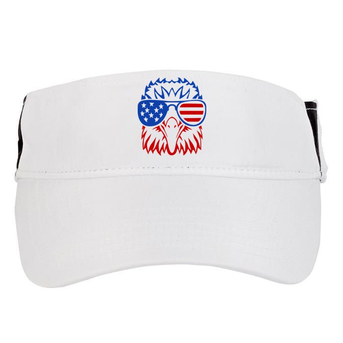 Patriotic Eagle USA American Flag Adult Drive Performance Visor