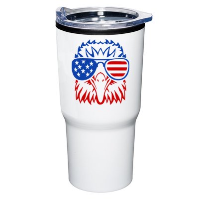 Patriotic Eagle USA American Flag Tumbler