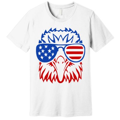 Patriotic Eagle USA American Flag Premium T-Shirt