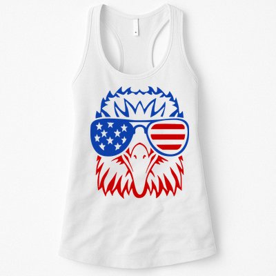 Patriotic Eagle USA American Flag Womens Tank Top