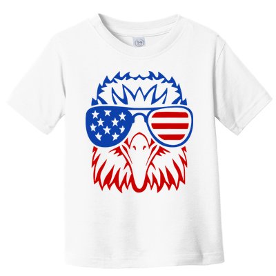 Patriotic Eagle USA American Flag Toddler T-Shirt