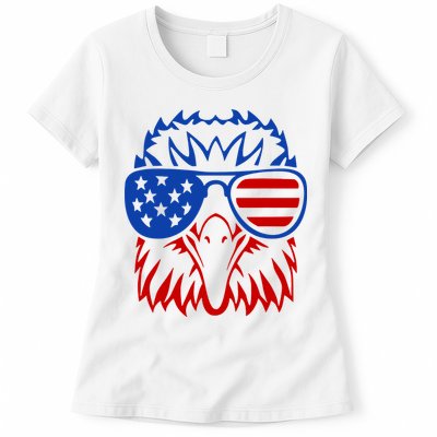 Patriotic Eagle USA American Flag Womens T-Shirt