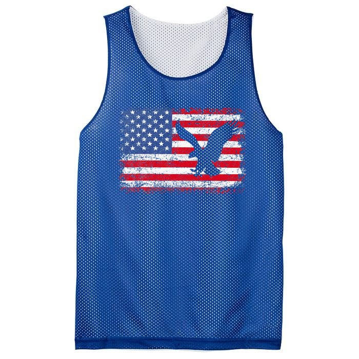 Patriotic Eagle Usa American Flag Mesh Reversible Basketball Jersey Tank