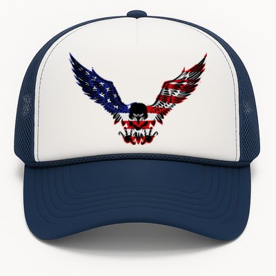 Patriotic Eagle Us Flag 4th Of July Tee Independence Gift Trucker Hat