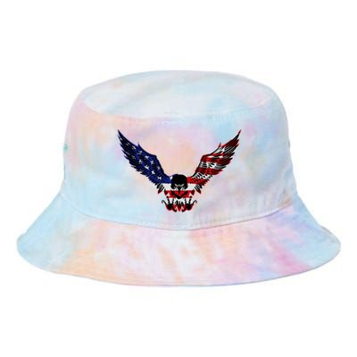 Patriotic Eagle Us Flag 4th Of July Tee Independence Gift Tie Dye Newport Bucket Hat