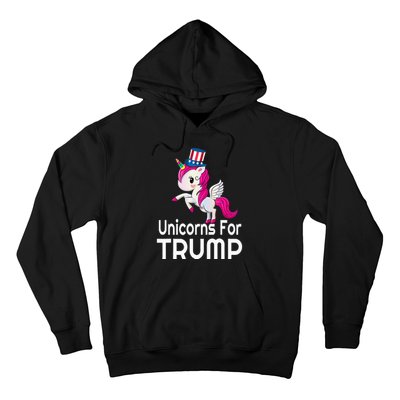 Presidential Election Vote Trump Patriotic Unicorn Supporter Hoodie