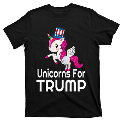 Presidential Election Vote Trump Patriotic Unicorn Supporter T-Shirt